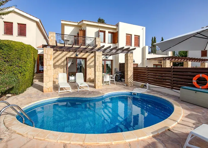 2 Bedroom Kornos With Private Pool And Golf Views, Aphrodite Hills Villa *